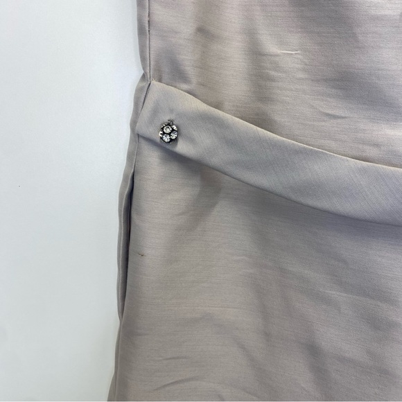 Vintage Richard Frontman 1960s Gray Button Up Collared Sleeveless Dress - Picture 13 of 16